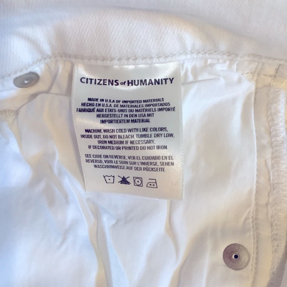 Citizens of Humanity Women's Elsa Mid Rise Slim Fit Crop Size 28 - Picture 11 of 14